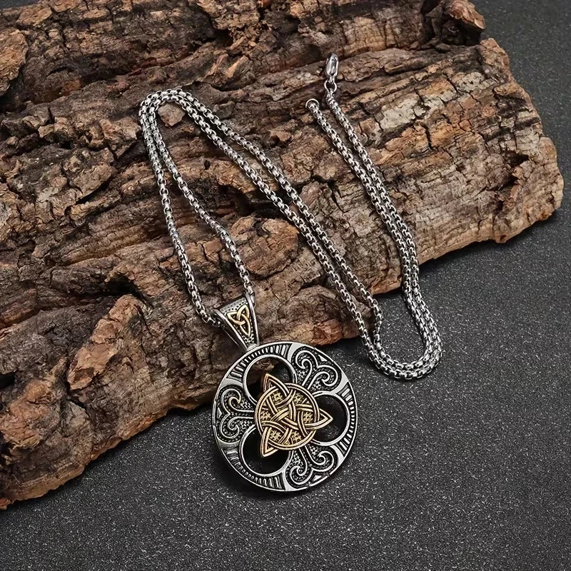 Wikinger Halskette Edelstahl Mjölnir Kette 60cm Nordisch Viking