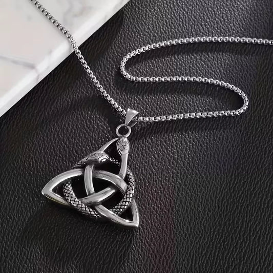Wikinger Halskette Edelstahl Mjölnir Kette 60cm Nordisch Viking