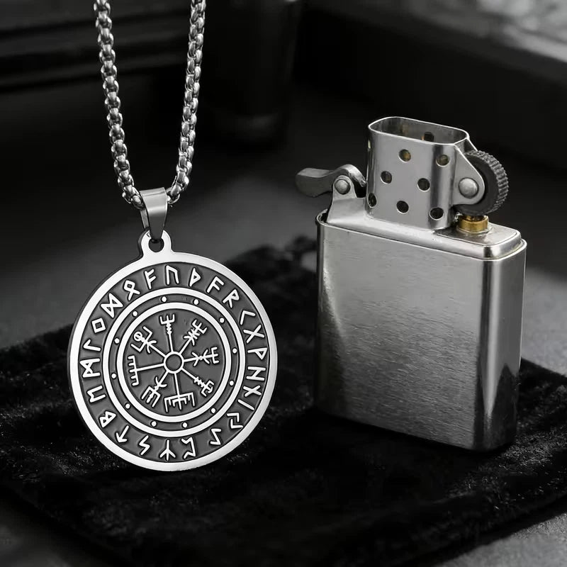 Wikinger Halskette Edelstahl Mjölnir Kette 60cm Nordisch Viking
