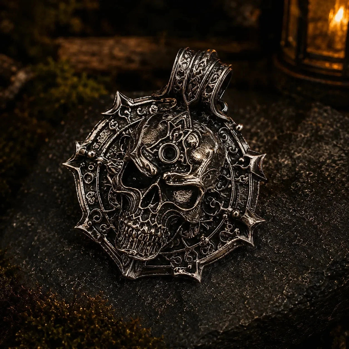 Wikinger Halskette Edelstahl Mjölnir Kette 60cm Nordisch Viking